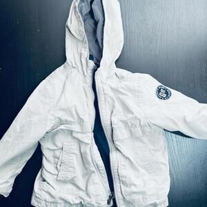 GAP White Jacket with Textured Fabric